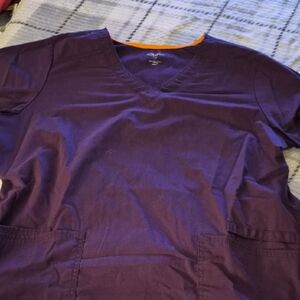 Purple V-Neck Men's Shirt